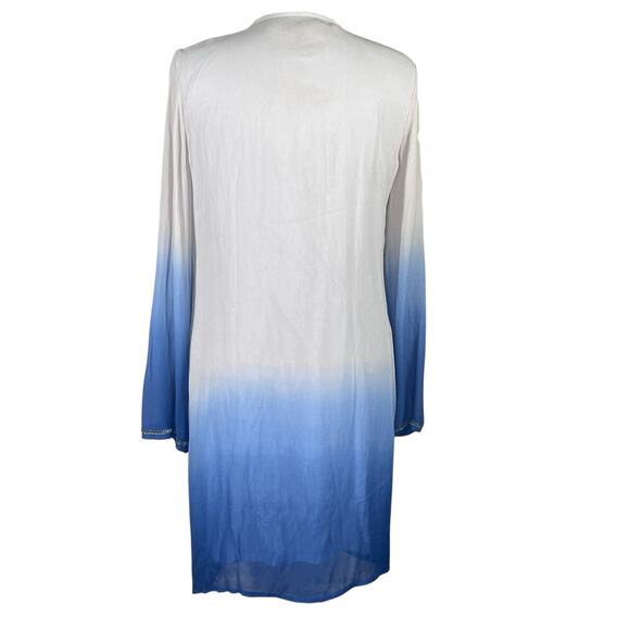 Belle Badgley Mischka Women’s Viscose Ombré Beaded Cocktail Party Dress size 10 - Picture 5 of 15